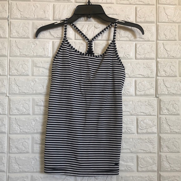 Nike Tops - Nike Dri-fit striped activity racer back‎ tank top size S